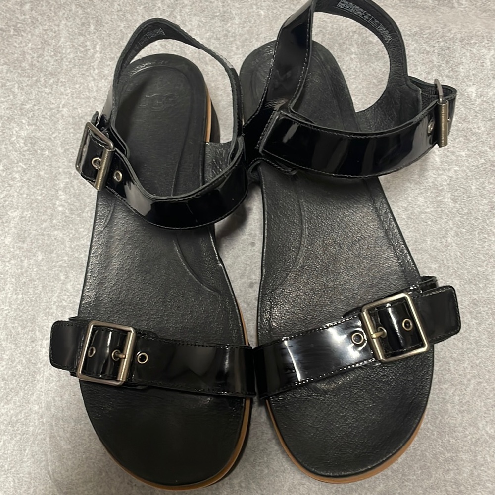 Nordstrom Ugg Women’s Platform Leather Boho Sandal 9.5